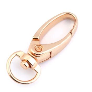 Taschenkarabiner für Kordel Gold klassisch - 10 mm